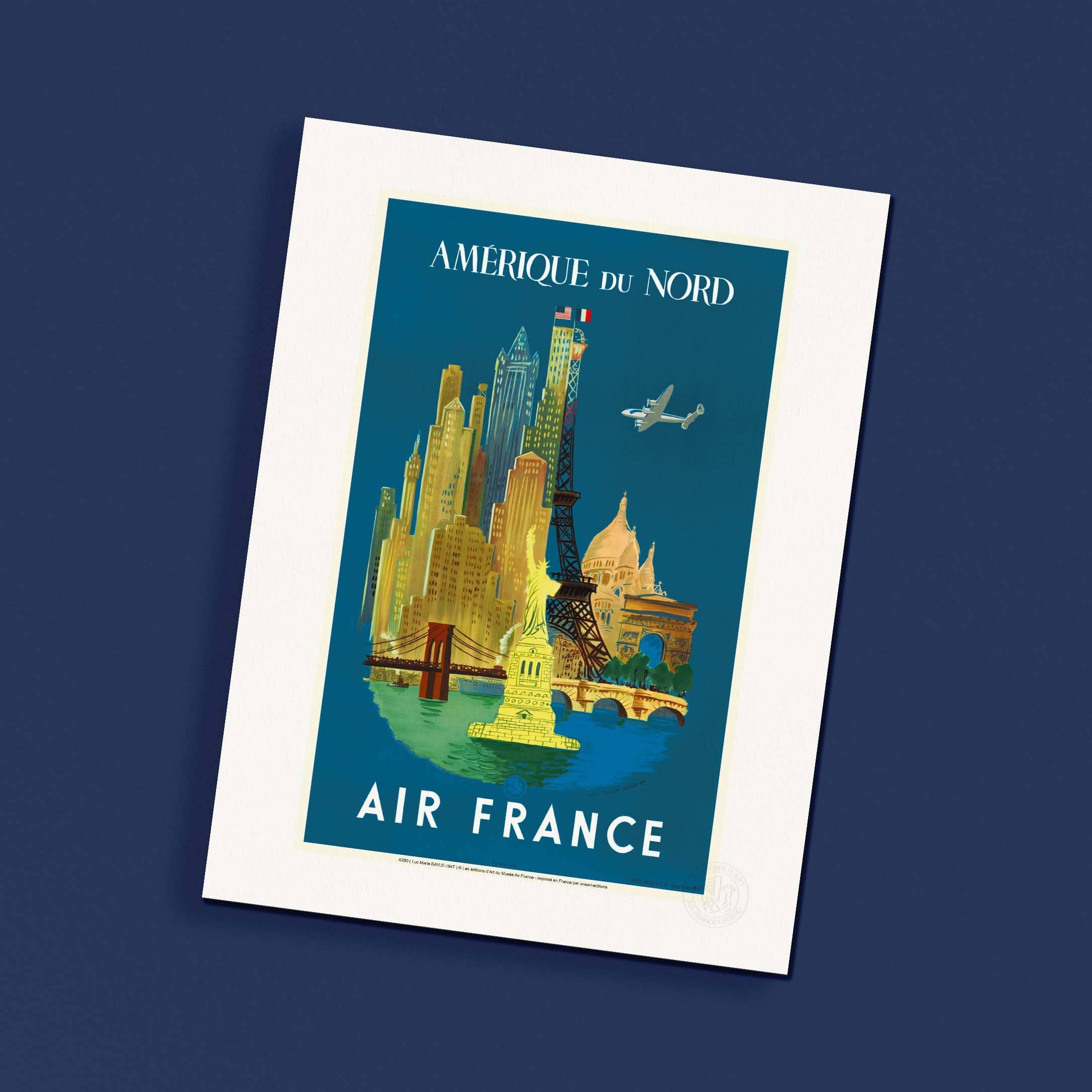 Oneart - Wholesale Poster - Air France / North America Poster - AFL02802
