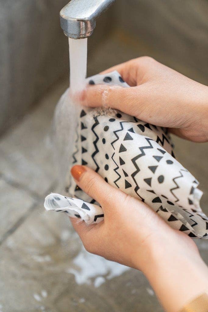 NUTS Innovations - Wholesale Dishcloth - “Ethno” reusable bamboo viscose kitchen roll3