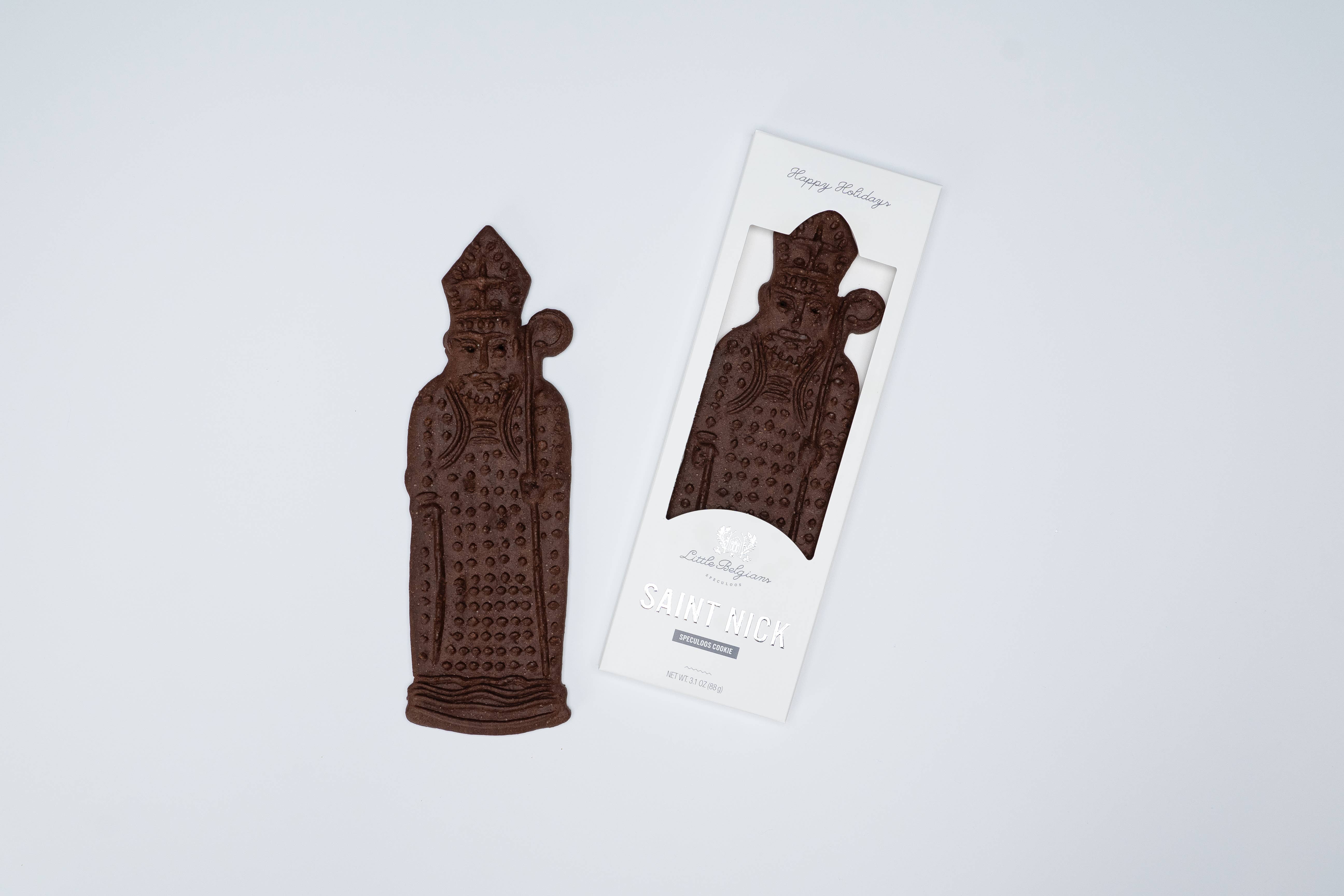 Little Belgians - Wholesale Chocolate Bar - DARK COCOA SPECULOOS GIFT SAINT NICK!!--Sold out for 20251