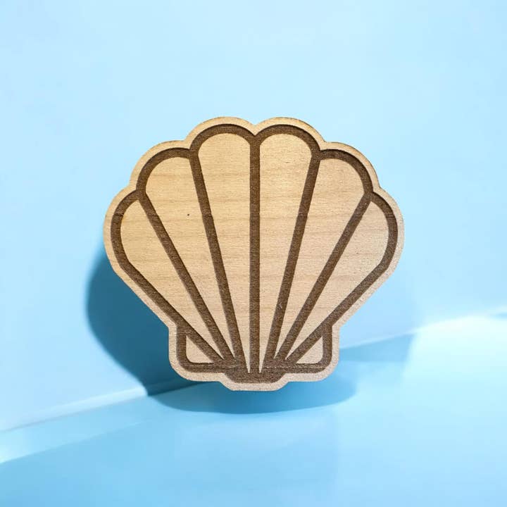 Décoration en forme de coquille en bois pour maison nautique, décoration de maison de plage pour la vente par The Fairy Paintbox