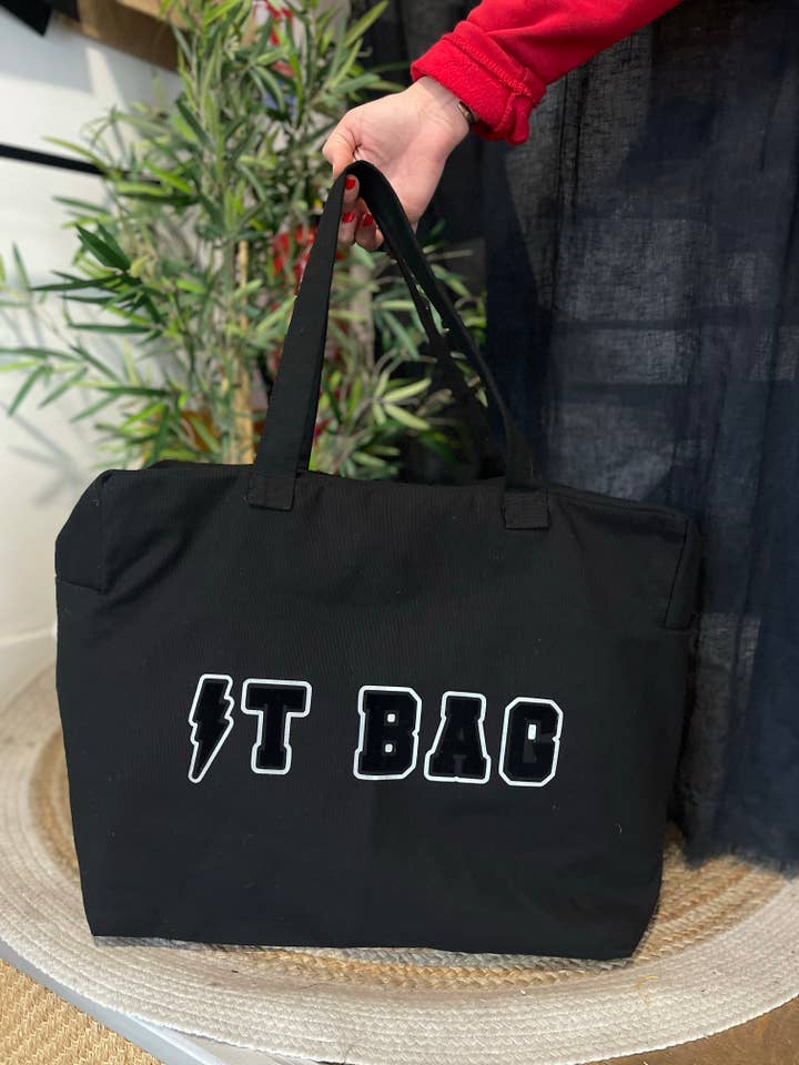 Saco de Fim de Semana Preto “IT Bag” por atacado de Toiles Chics