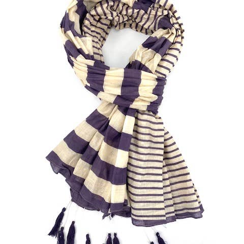 Maison Unik Accessoires - Wholesale Scarf - Unisex - Scarf wrap shawl Pareo 100% cotton1