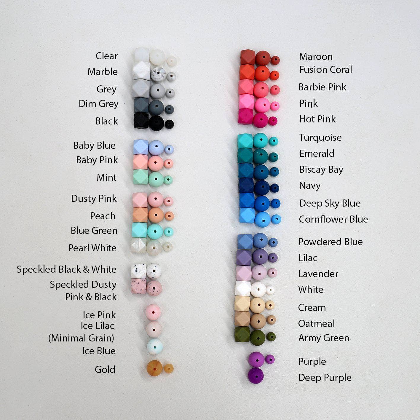 CMC Gold – Großhandel Beißspielzeug (ohne Clip) – Baby – Beißring mit Sechskant und Silikon1