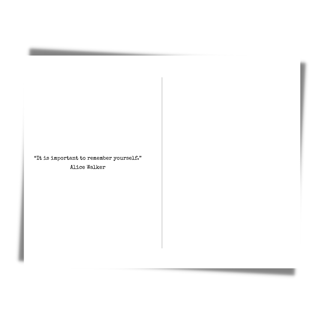 CheerNotes Greeting Cards & Stationery - Venta al por mayor Tarjetas con mensajes de ánimo - Tarjeta de autora negra inspiradora de Alice Walker | Activista feminista1