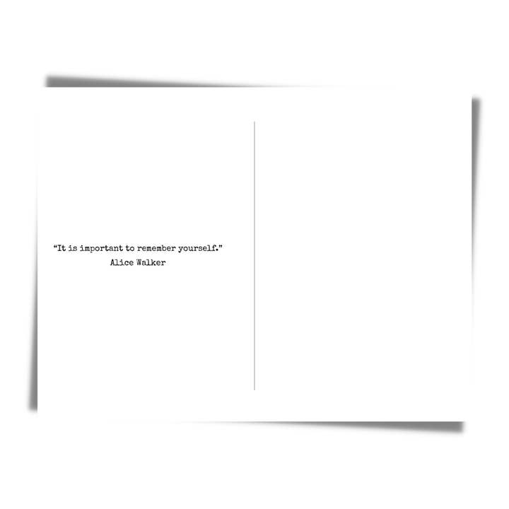 CheerNotes Greeting Cards & Stationery - Vendita all'ingrosso Biglietti di incoraggiamento - Carta d'autore nera ispiratrice di Alice Walker | Feminista attivista1