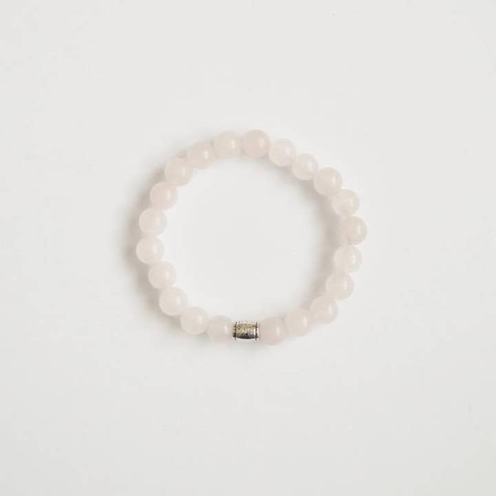 Alora Boutique Inc. - Wholesale Beaded Bracelet - Matte Rose Quartz Gemstone Bracelet | Unconditional love, Self-love, and Kindness5