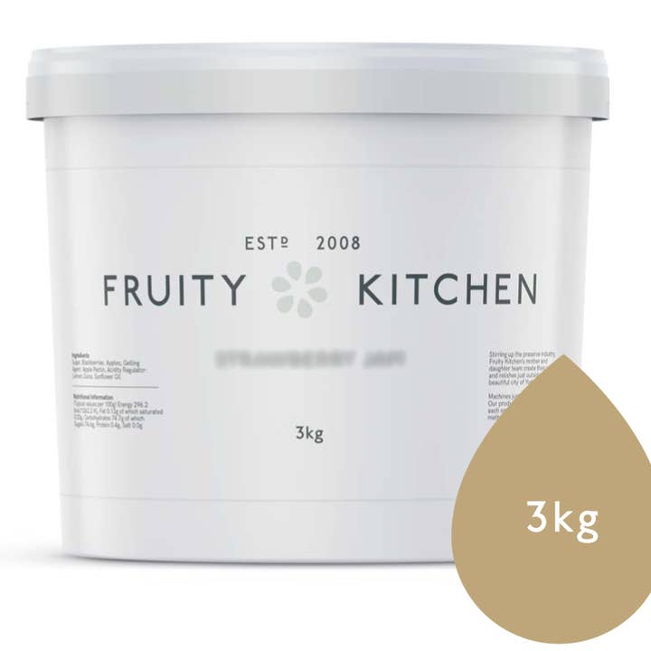 The Fruity Kitchen – wholesale Jam/jelly – Raspberry & Gin Jam: Food Service/Catering