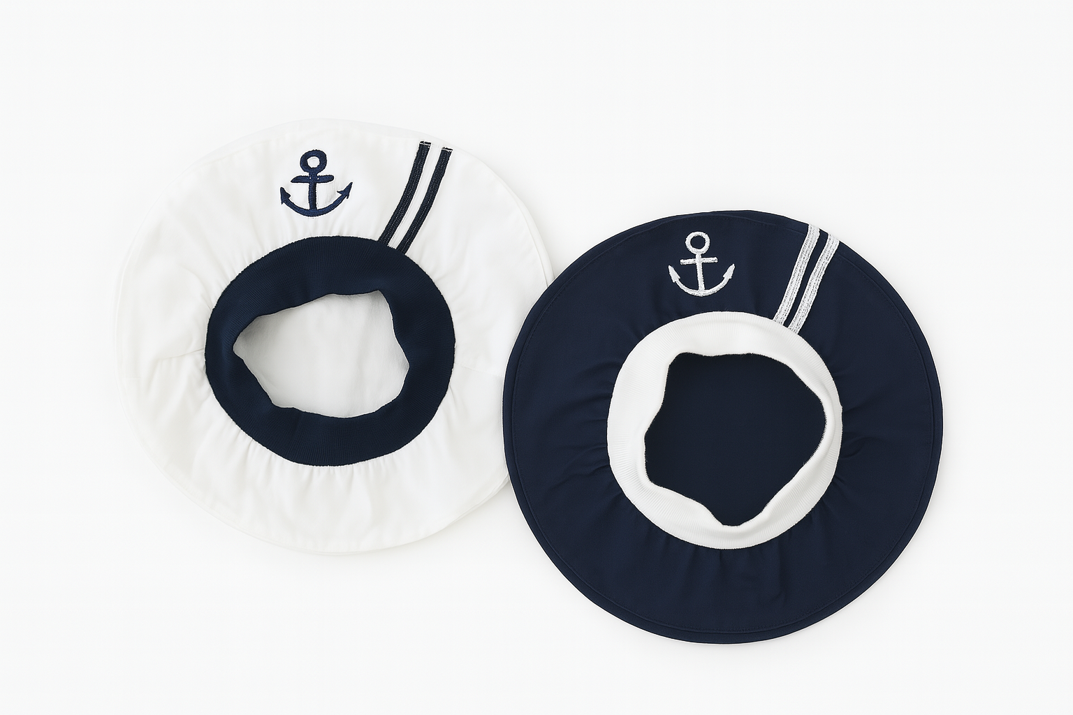 Fennco Styles - Wholesale Newborn/Knit Hat - Baby - Embroidered Anchor Nautical Sailor Cotton Baby Hat3