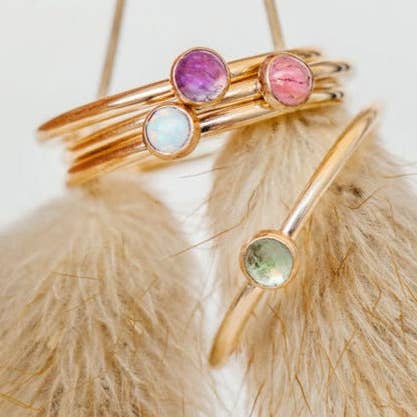 3-mm-Stein-Stapelring für den Großhandel von Pure Life Jewelry