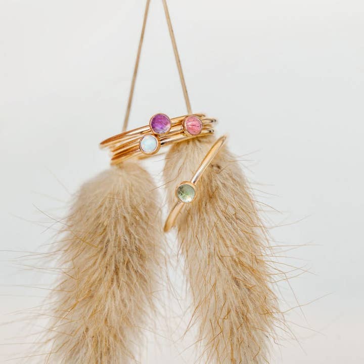 3mm- Stone Stacking Ring for engroshandel hos Pure Life Jewelry