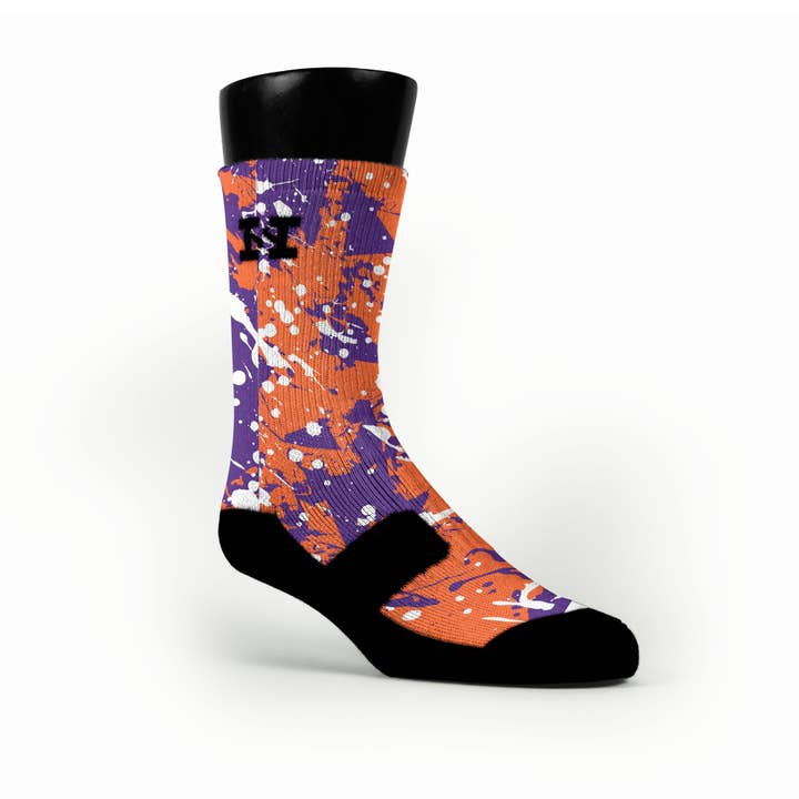 Clemson Splatter for wholesale by HoopSwagg