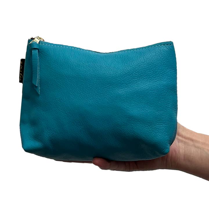 Zina Kao Exclusives - Wholesale Make-up/cosmetic bag - The Metallic Makeup Clutch: 3 sizes! (Stewart/Martin/Loren)20