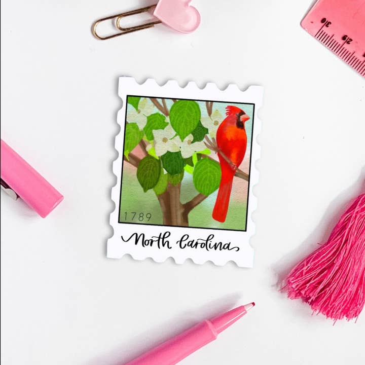 Positively North Carolina - Wholesale Sticker - North Carolina Travel & Souvenir Sticker Set2