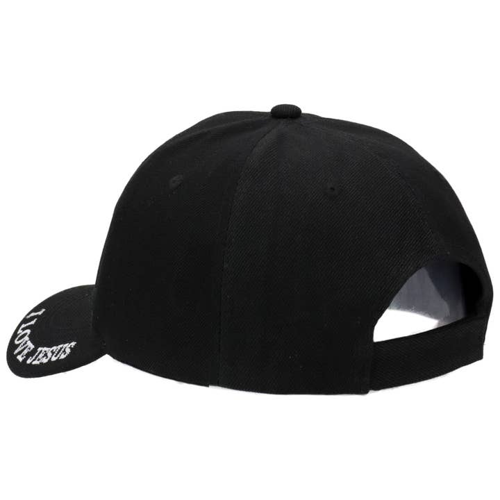 Cap Zone - Wholesale Baseball Cap - Unisex - Jesus Script Logo Praying Hands Baseball Cap3