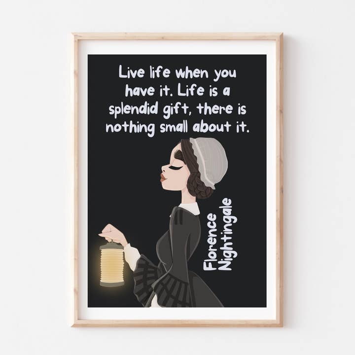 Florence Nightingale Wall Art - Día Internacional de la Enfermera para venta al por mayor de Another Wild Story