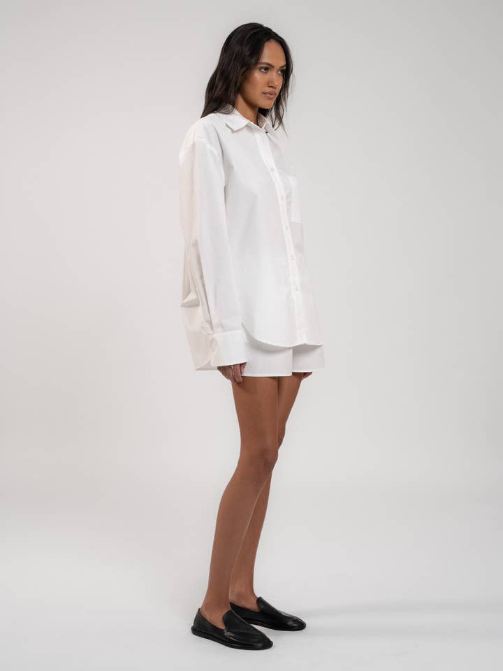 WHITE MANANA SHIRT for wholesale on Faire