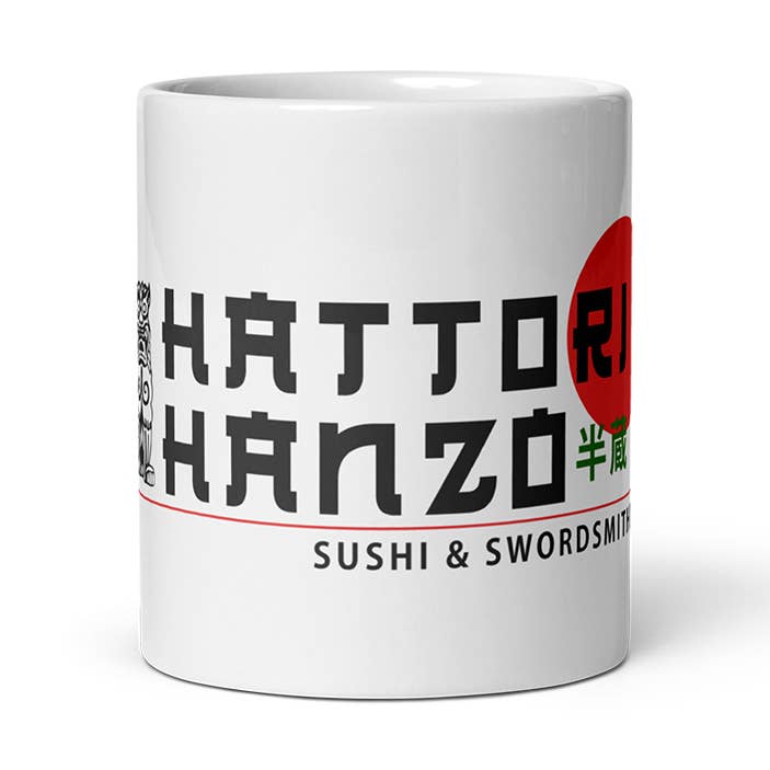 Art-O-Rama Shop - Wholesale Coffee Mug - Hattori Hanzo, Sushi and Swordsmithing from Kill Bill Mug0