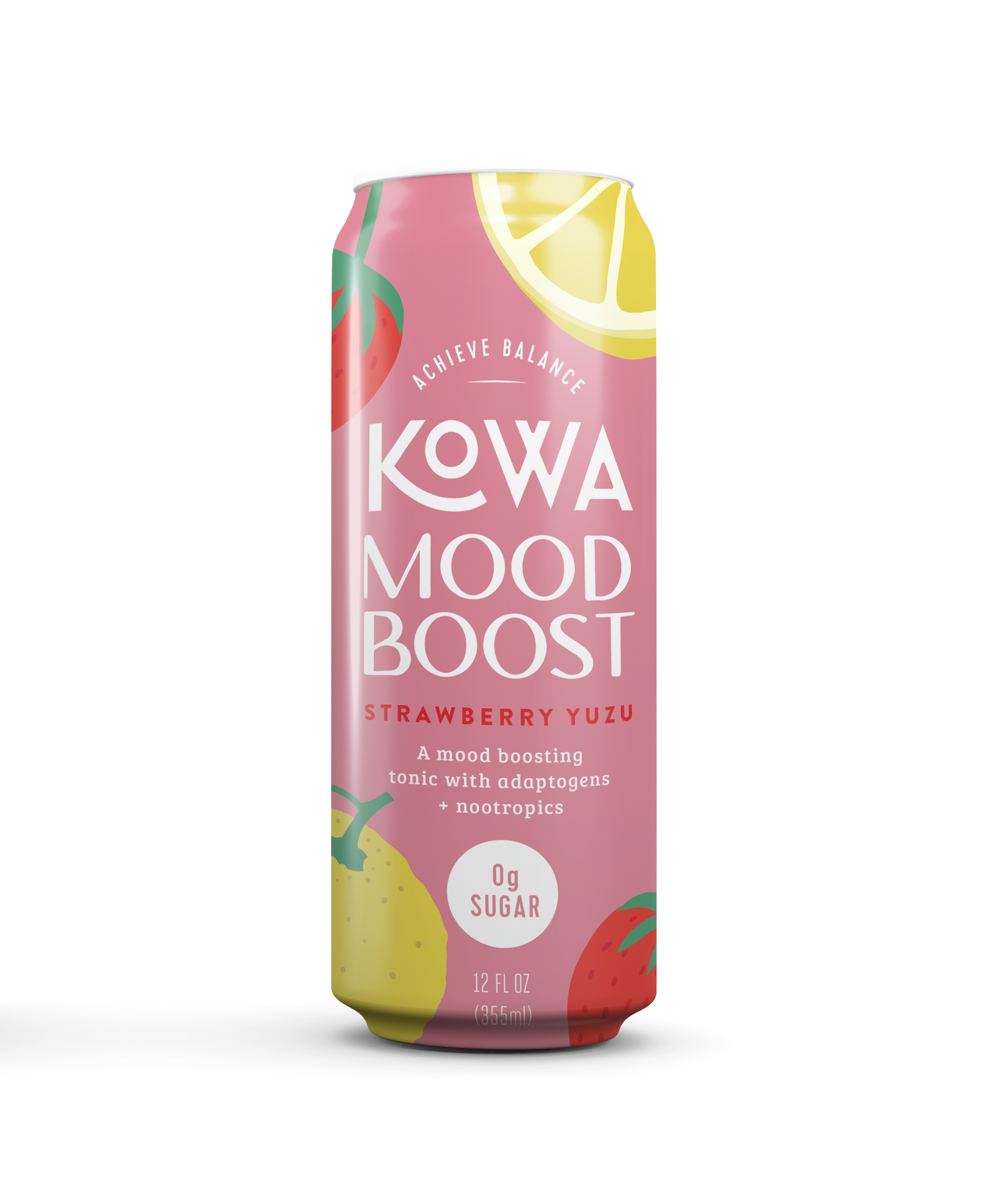 Wholesale Strawberry Yuzu Mood Boost Sparkling Beverage for your store