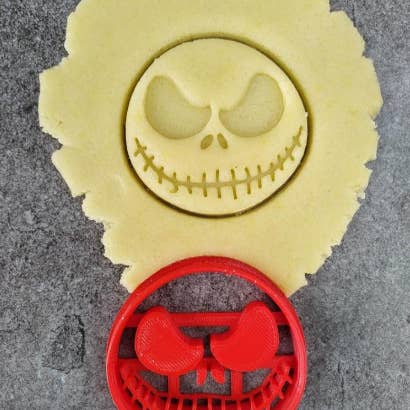 3Dkoupe – Engroshandel Udstikker til småkager – Jack Skull småkageudstikker - Halloween tema