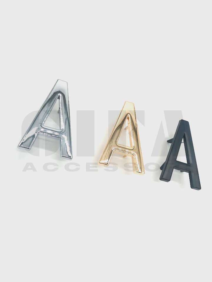 Application with letter A tabs for wholesale by Gifa Accessori