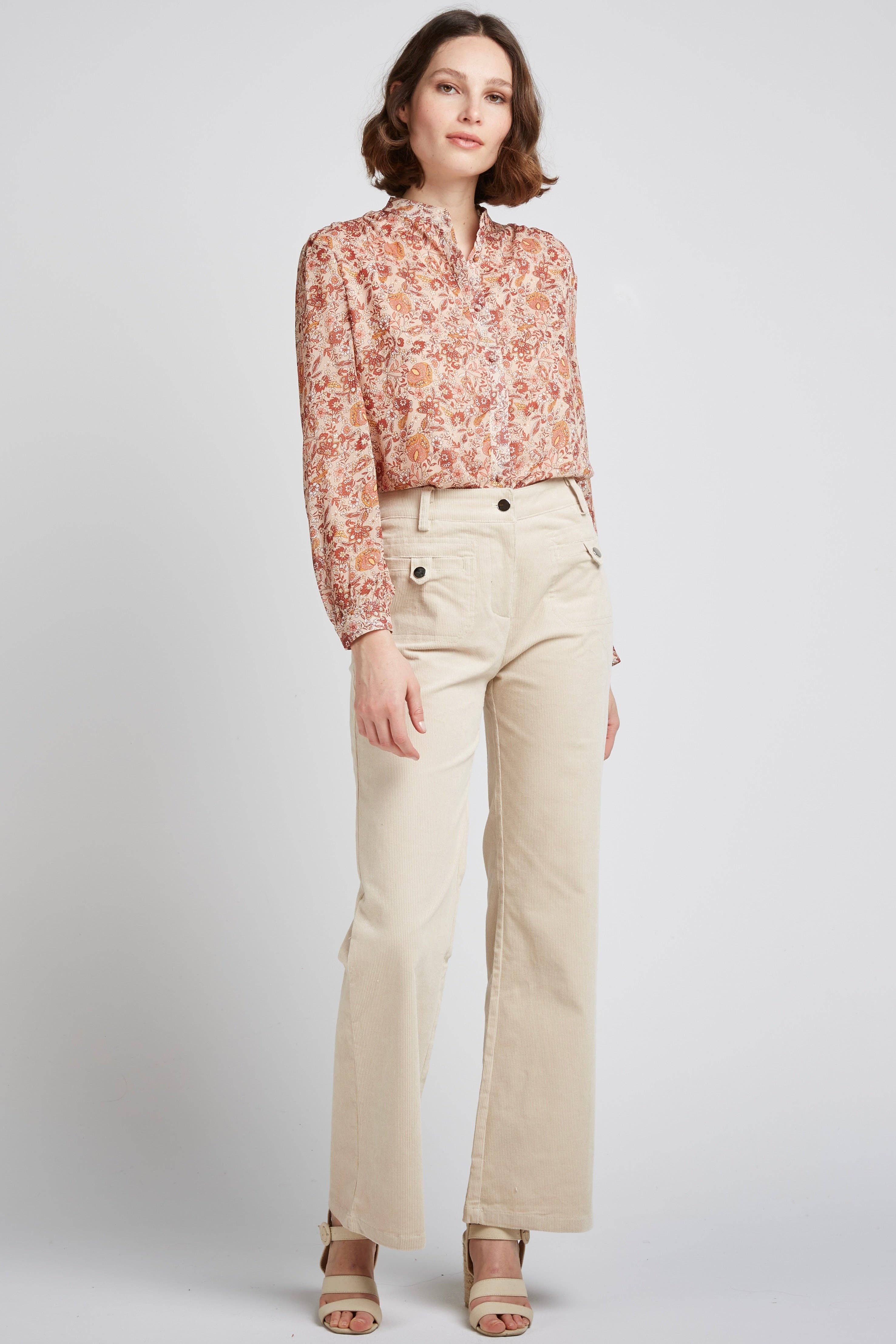 Andy & Lucy – Großhandel Hose – Damen – BRANDON - Samthose4