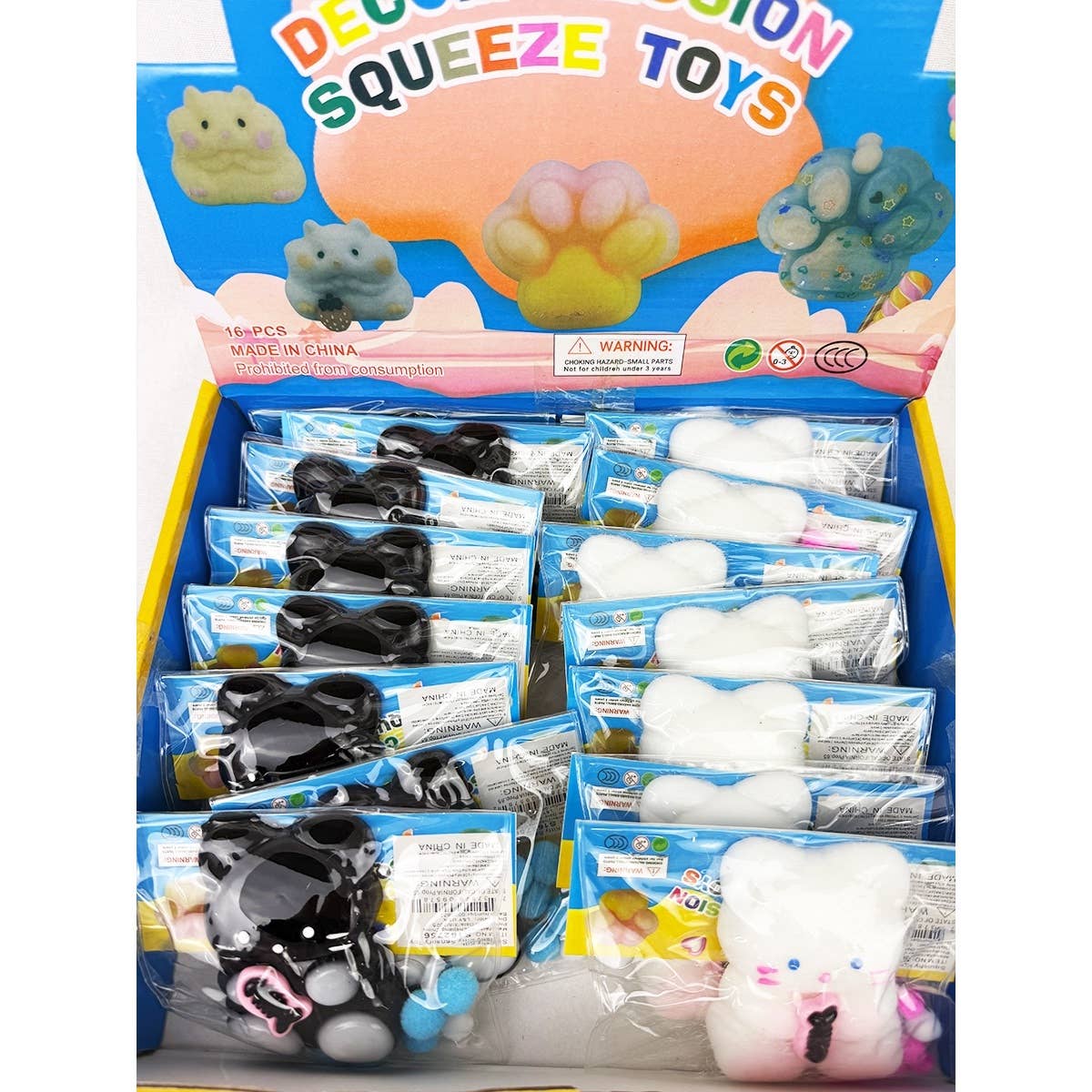 MIX COLOR Cute Cat Squishies for wholesale on Faire5