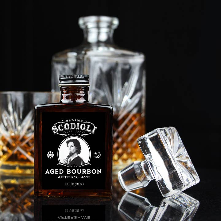 Après-rasage Bourbon vieilli pour la vente par Madame Scodioli