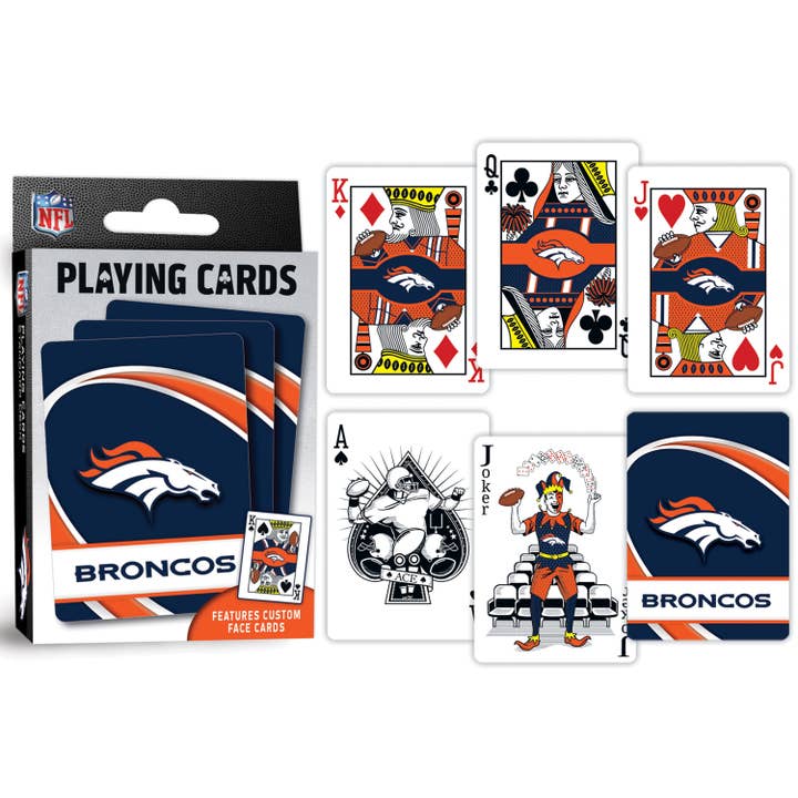 Masterpieces Puzzles - Wholesale Playing Cards - Denver Broncos Playing Cards