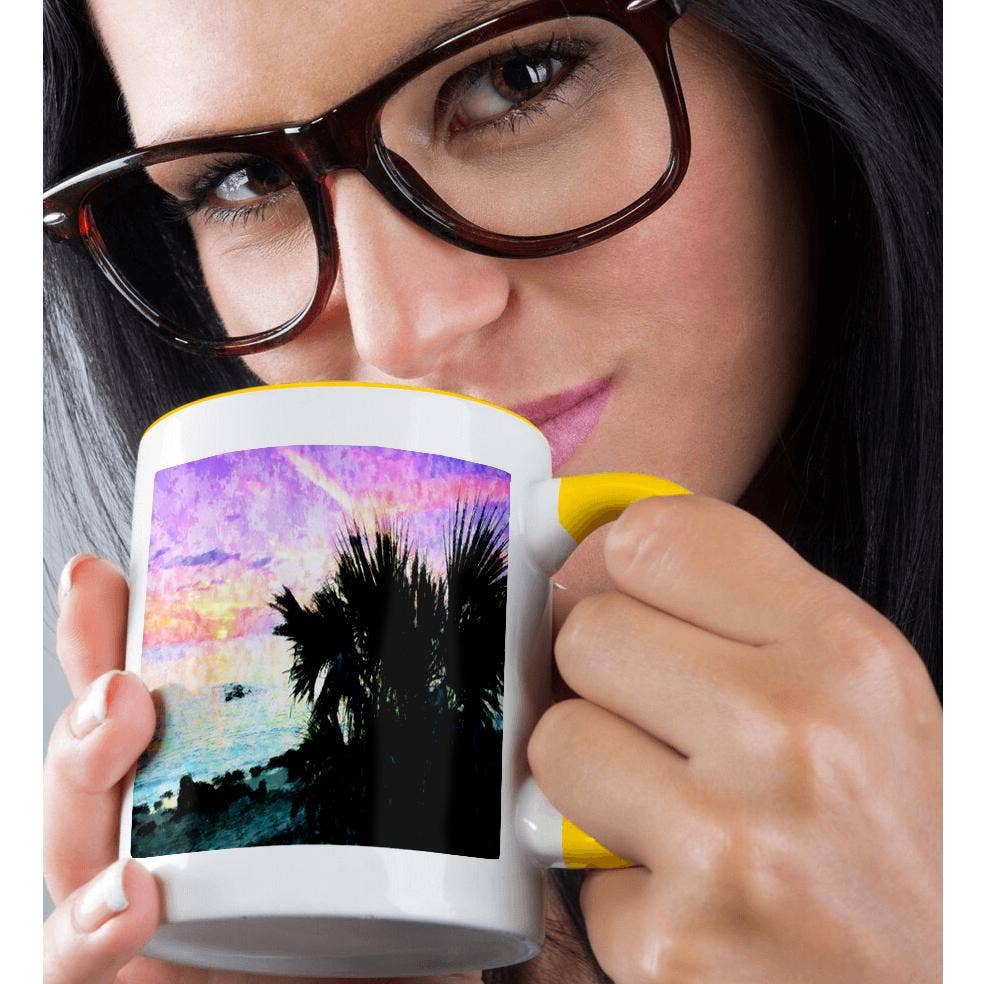 3dRose - Wholesale Coffee Mug - 3dRose, Image of Impressionist Tropic Sunset, Mug1