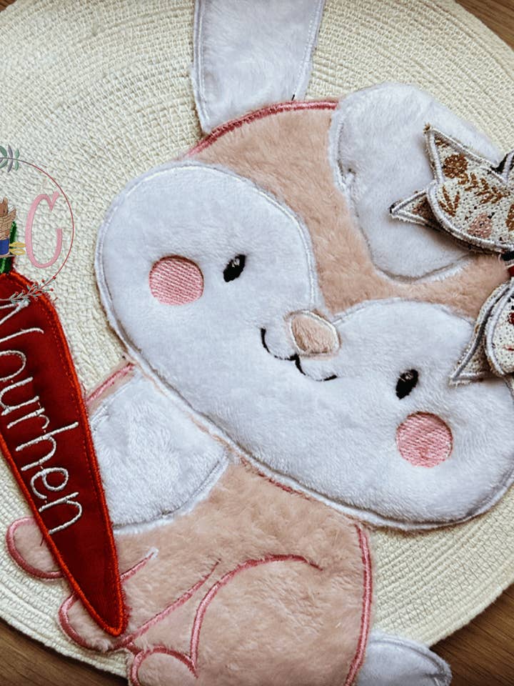 Nourhen the Pink Rabbit for wholesale by Lilietcoco / Oursonautes