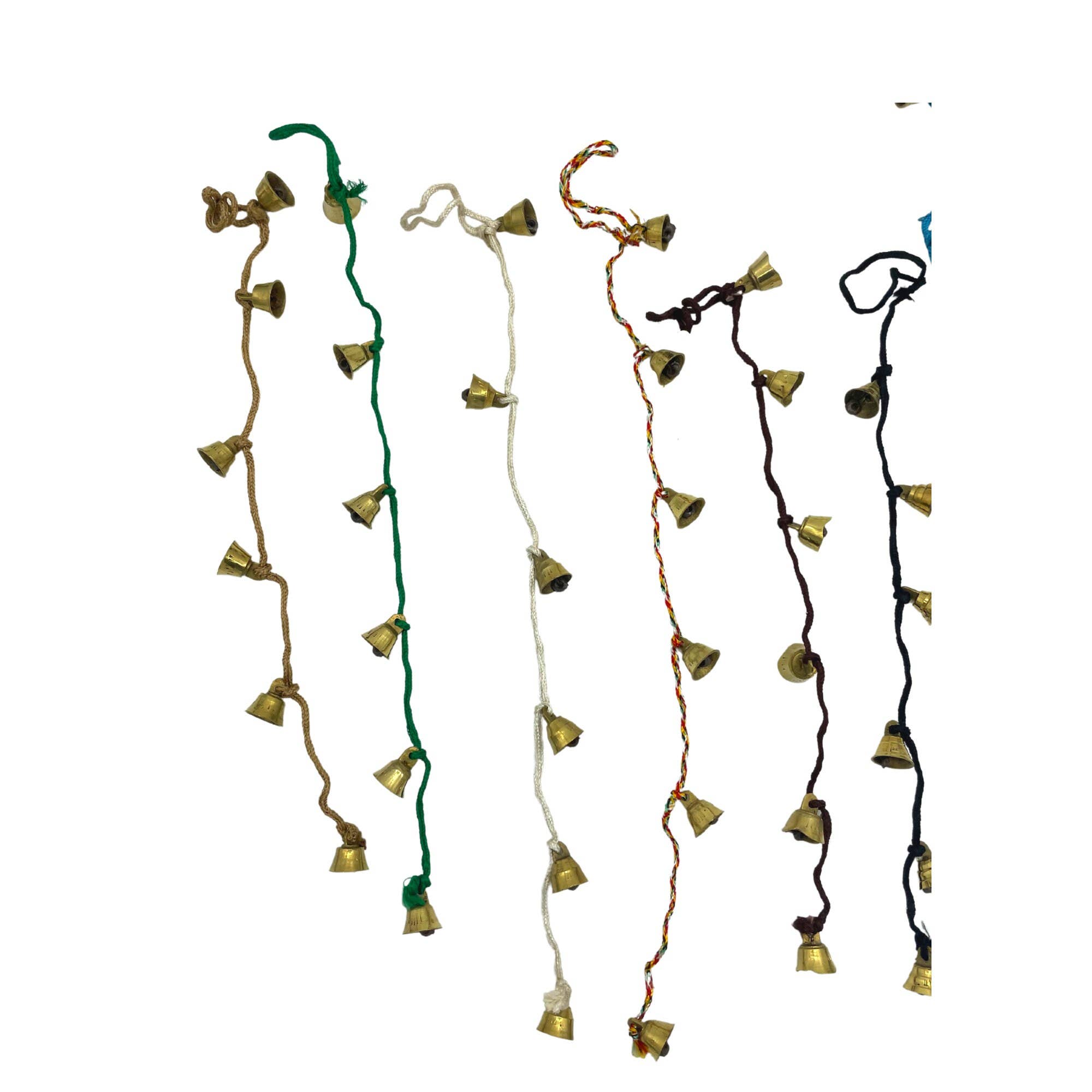 India Overseas Trading Corporation - Wholesale Bell - Mini String of Bells - Set of 12 - Assorted Colors3