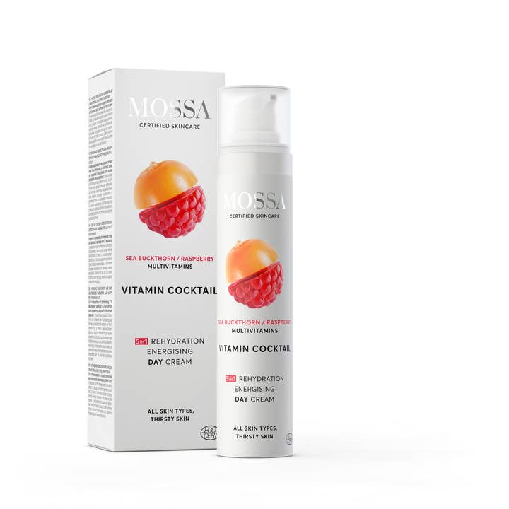 MOSSA Naturkosmetik - Wholesale Anti-Aging Moisturizer - VITAMIN COCKTAIL 5in1 Stimulating Hydrating Day Cream0