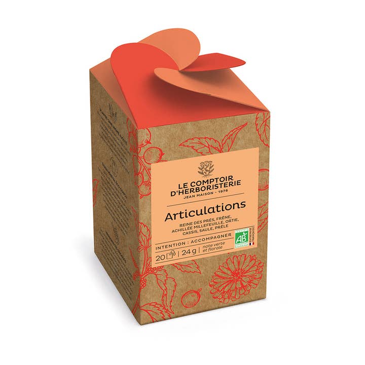 LE COMPTOIR D'HERBORISTERIE - Wholesale Health/Detox Tea - ORGANIC JOINT TEA INFUSER (X20)