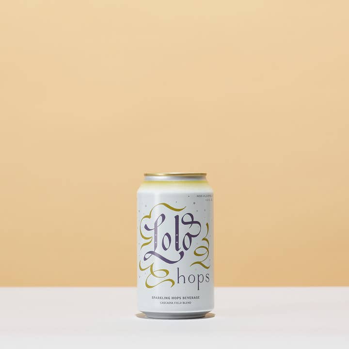 Lolo Hops - Wholesale Non-Alcoholic Aperitif/Mocktail - 12 Cans - Lolo Cascadia Field Blend Sparkling Hops Beverage