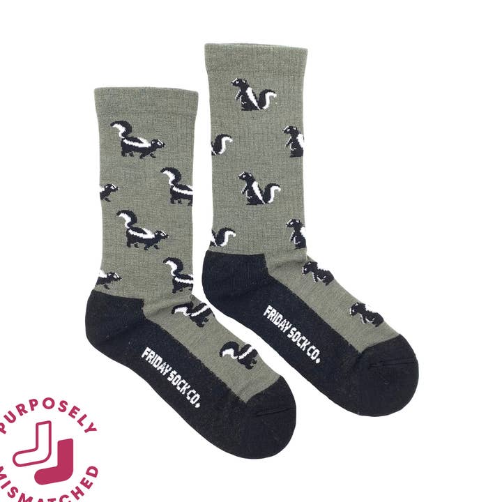 Meias de Lã Merino para Mulher Skunk por atacado de Friday Sock Co.