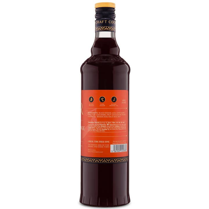 Liber & Co. - Wholesale Cocktail Mix/Syrup - Blood Orange Cordial