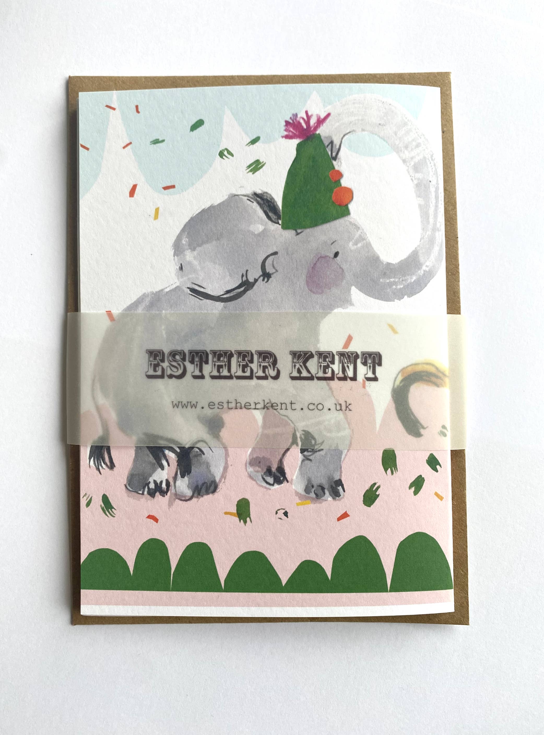Esther Kent Design – wholesale Birthday card – Party Animals Concertina Card2