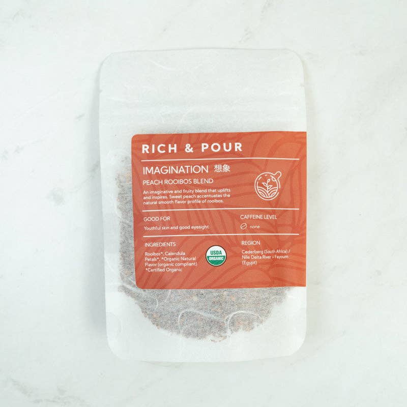 Rich & Pour - Wholesale Loose Tea - Imagination - Peach Rooibos Blend2