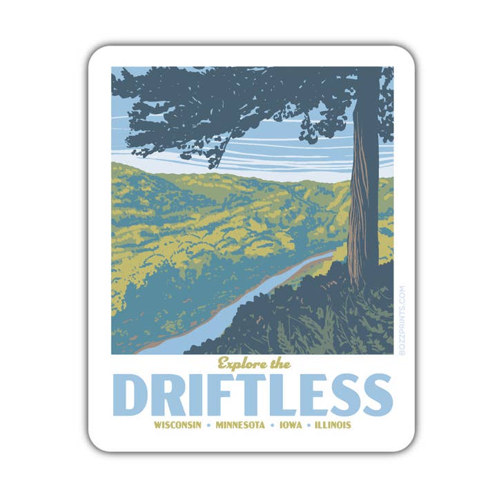 Explore the Driftless for wholesale by Bozz Prints