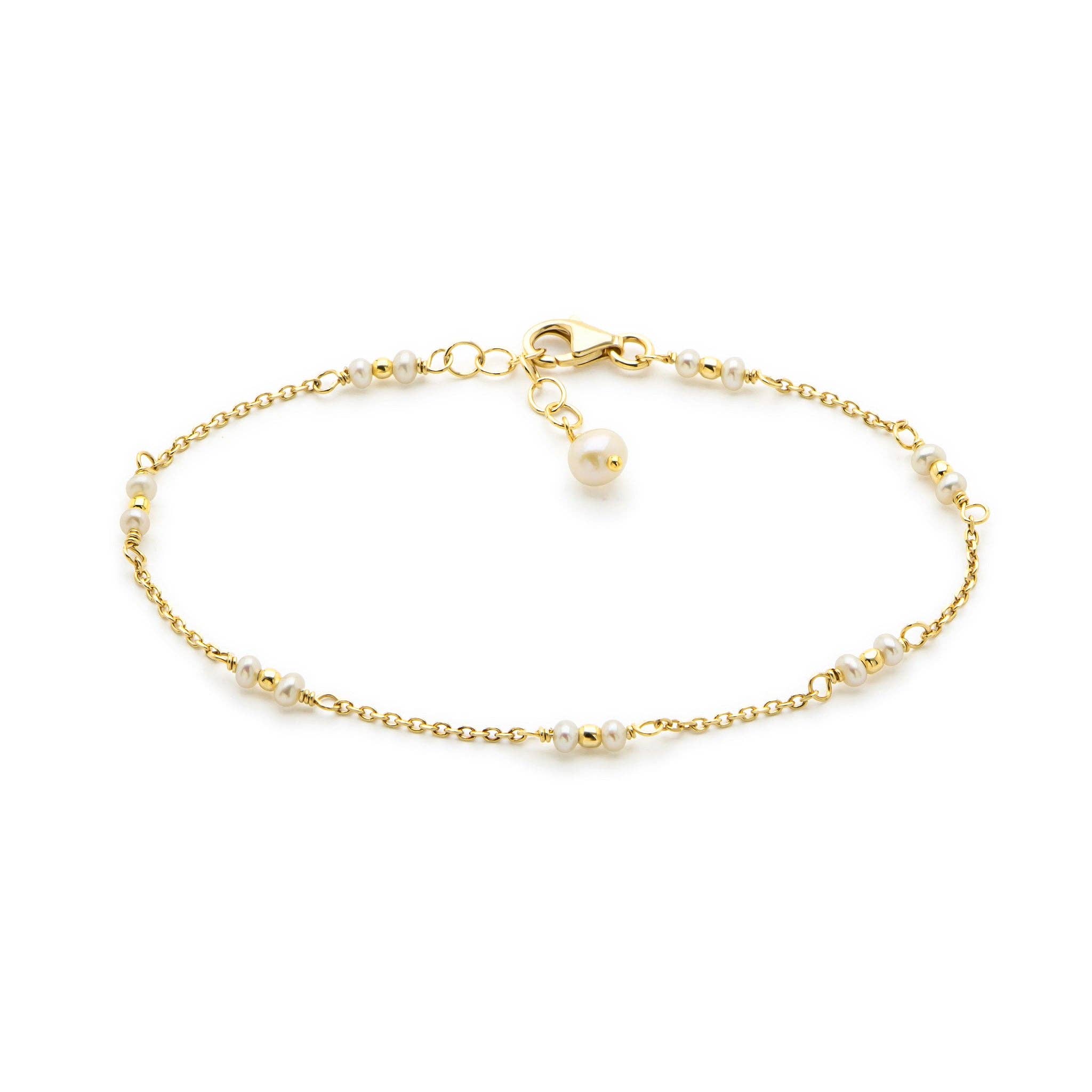 ISHWARA JEWELS - Wholesale Wristlet - Bracelet with Natural Freshwater Pearls0