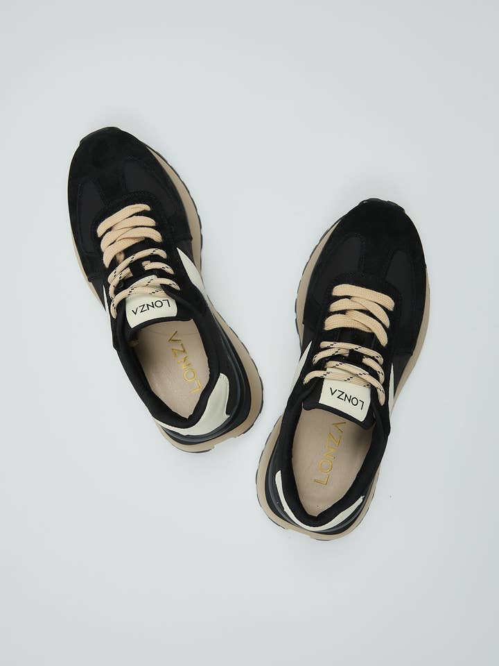 LONZA SHOES - Wholesale Lifestyle Sneakers - Women's - Eudora Black5