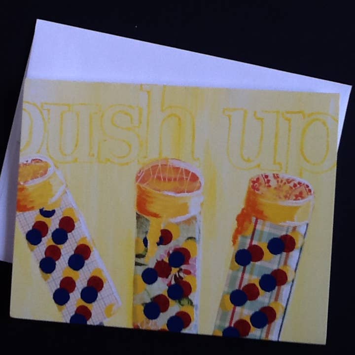 Push Up Ice Cream Note Cards for wholesale by ZouZou's Basement
