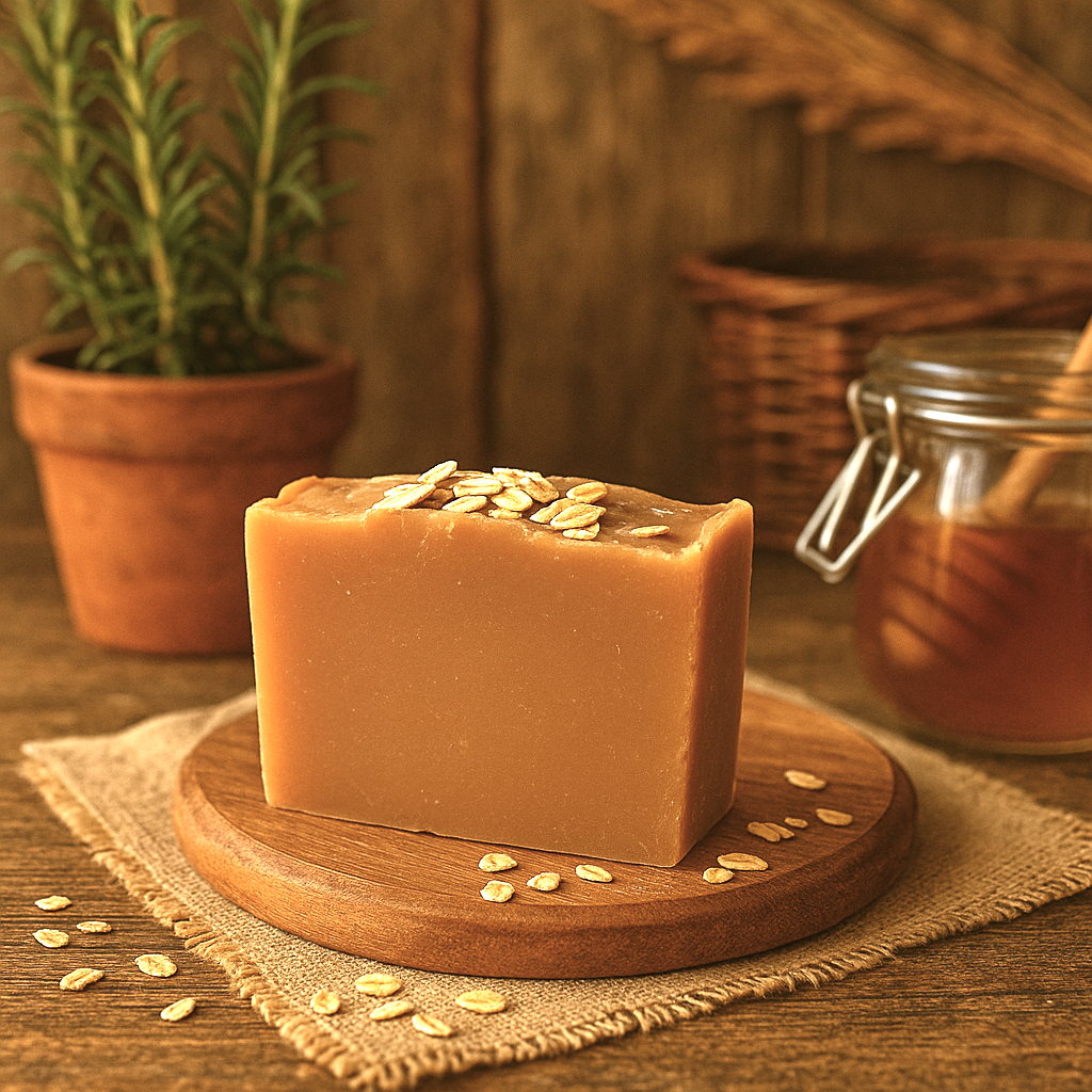 DeShawn Marie Soap Boutique - Wholesale Bar Soap - Honey Oat 3.5 LB Soap Loaf5