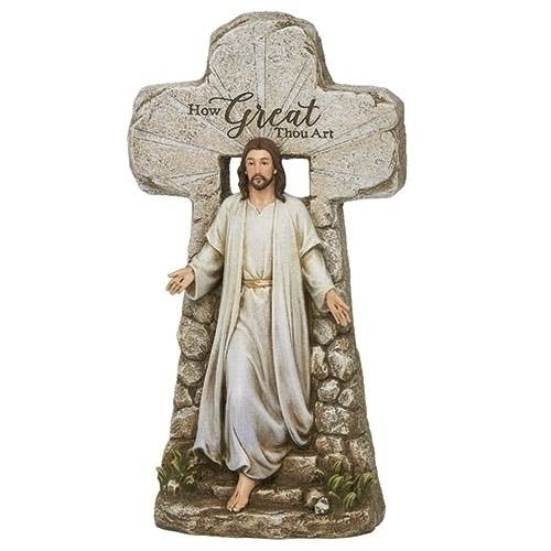 Jesus Rising Tomb Statue for wholesale by Roman