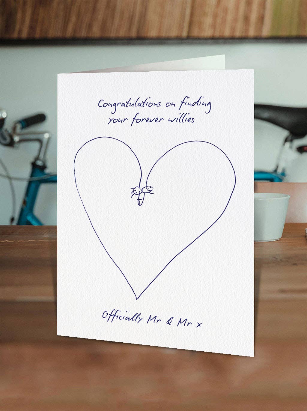 Brainbox Candy – wholesale Wedding card – Funny Wedding Day Card - Mr & Mr Forever Willies1