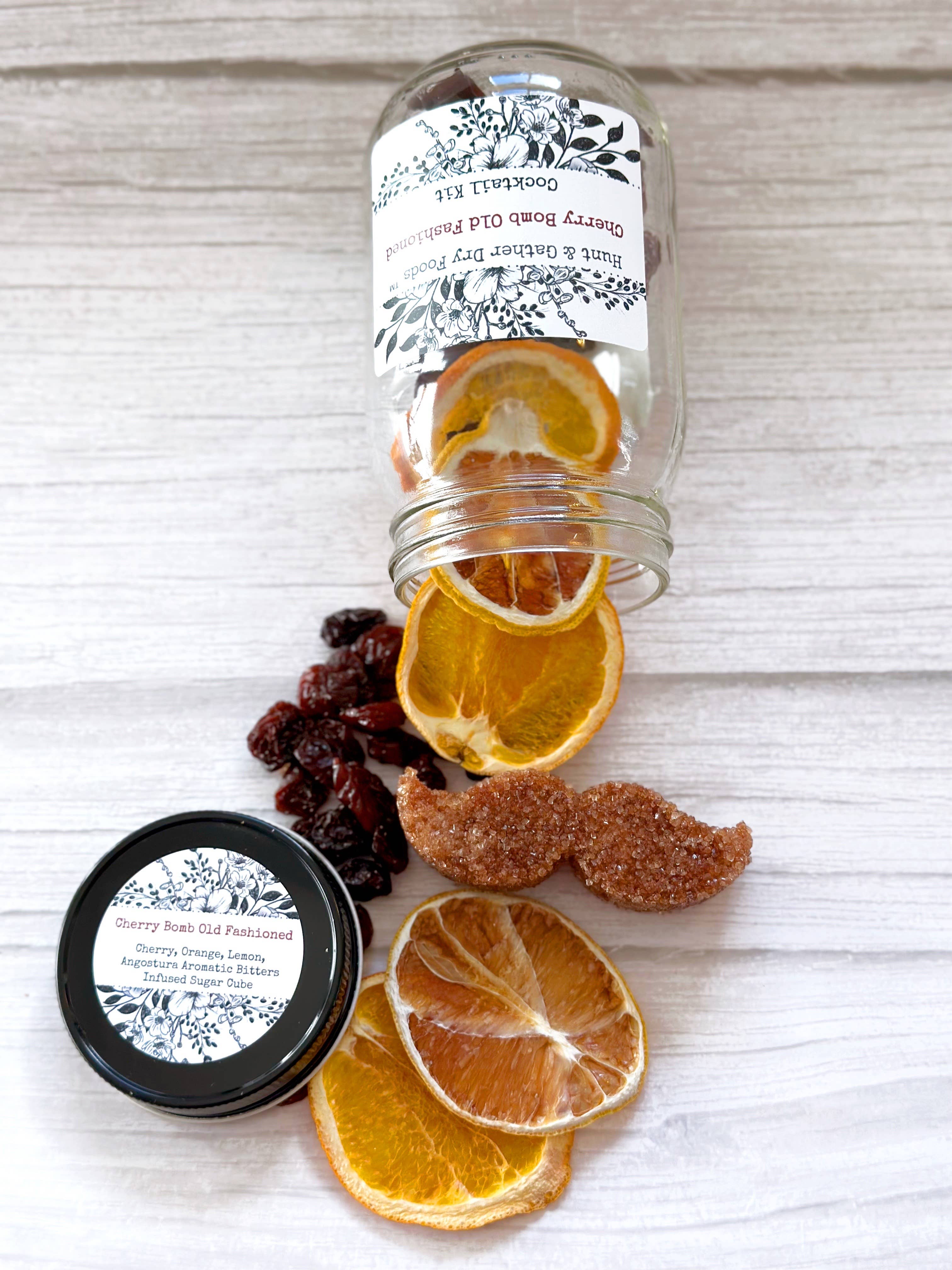 Hunt and Gather Dry Foods - Wholesale DIY Drink Kit - Cherry Bomb Old Fashioned Cocktail Kit6