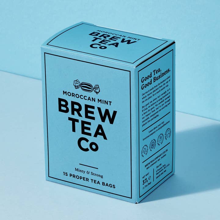 Brew Tea Co. – wholesale Tea bags – Brew Tea Moroccan Mint 15 Proper Teabags0