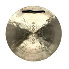 Now N Zen - Wholesale Meditation Supplies - 12 Inch Serenity Prana Gong Flat1