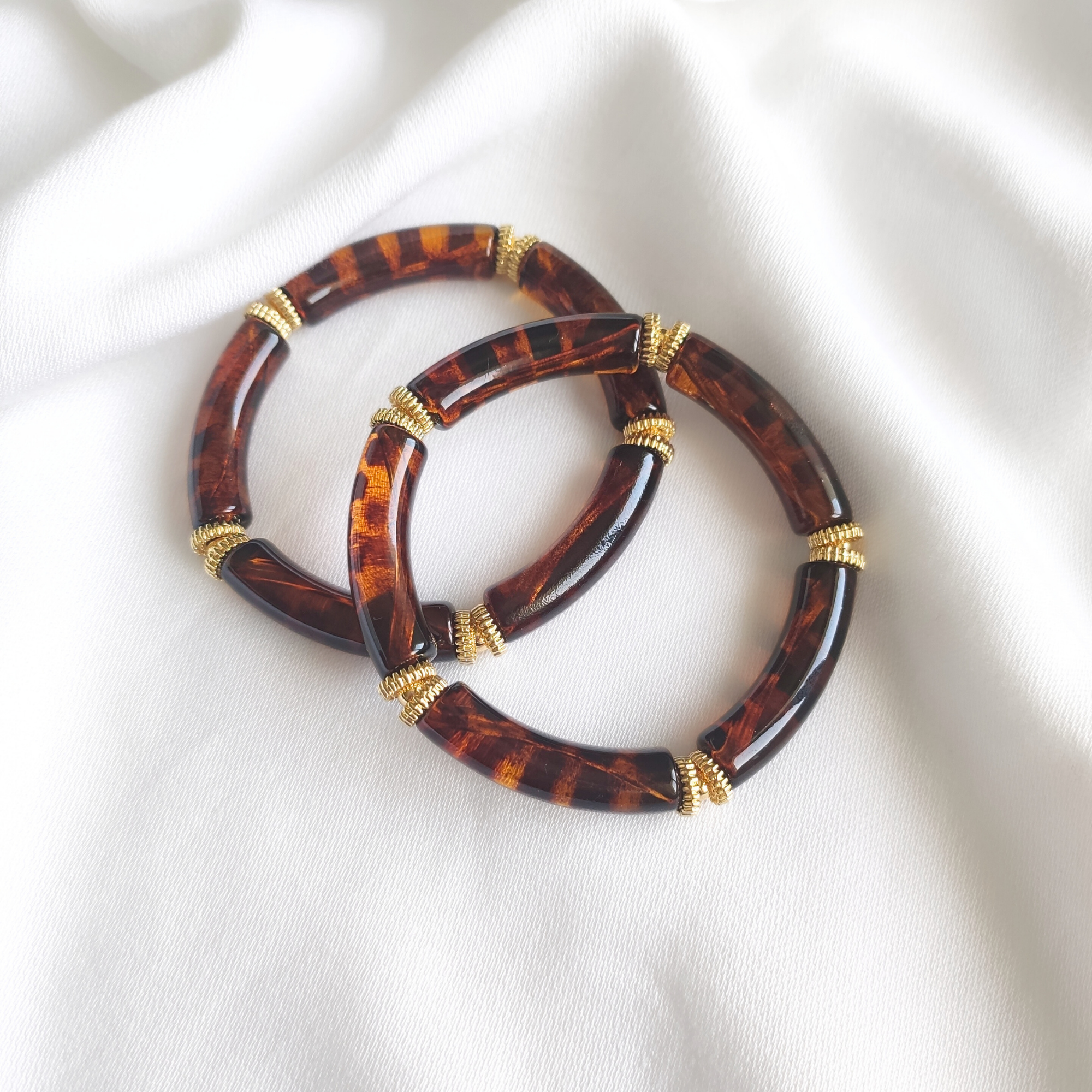 L'Atelier d'Artémis - Venta al por mayor Pulsera de cuentas - Pulsera elástica SALMA27