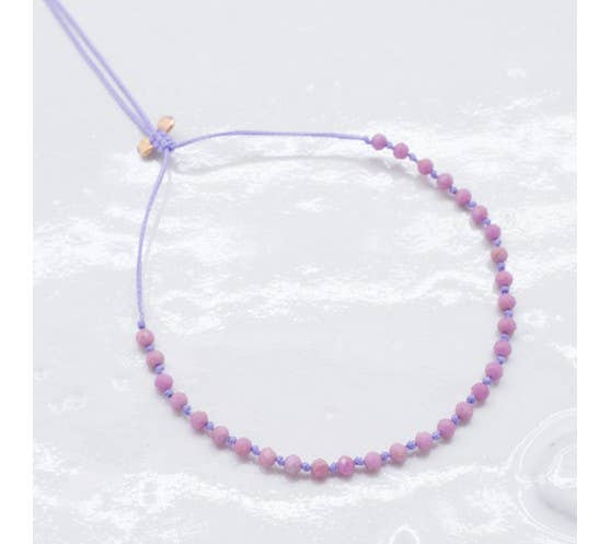 by Johanne - Wholesale Beaded Bracelet - SWEET M - PHOSPHOSIDERITE BRACELET WITH KNOTS0